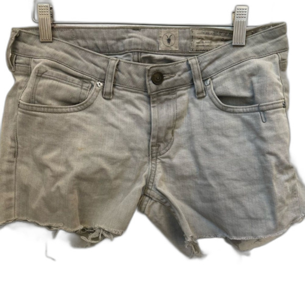 ALL SAINTS SOLID GRAY JEAN SHORTS SIZE 26 (S3)